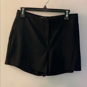 [mango] black suit shorts sz 6